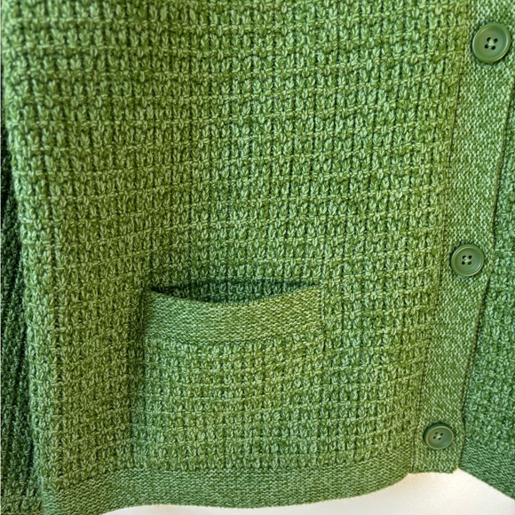 Uniqlo Knitted Short Jacket in Green - Picture 6 of 7